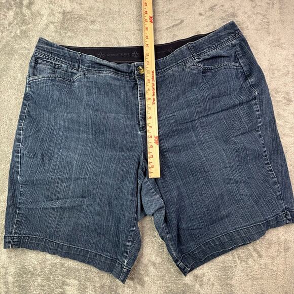 CJ Banks Woman's Size 22W Shorts Denim Jeans 12 Inch Rise Casual - Picture 4 of 6